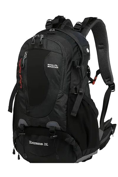 Go Veform Outdoor Camping and Hiking Backpack (40 Liter Capacity) Black 1616
