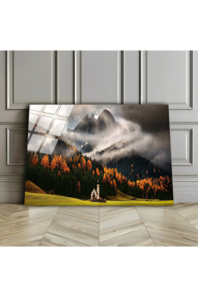 Harikabirev HARİKABİREV | TABLA DE PEISAJ NATURAL DE STICLA INEREBILĂ (TEMPERATĂ) 01 | TMTEKLİ