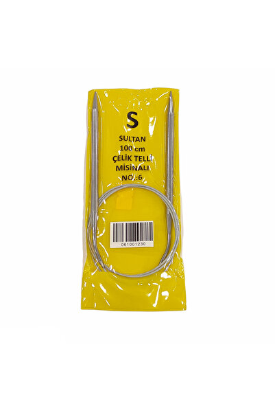 hobimon Sultan 100 cm Misinalı Şiş - 6 mm Örgü Şişi