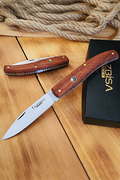 LAZBİSA Ceviz Sap Çakı Kamp Çakısı Outdoor Piknik Çakısı Bahçe Çakısı Mutfak ...