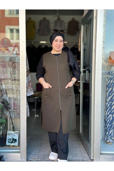 TDYtrendy Giyim Μητέρα Οθωμανική Λικρα Μειωμένης Μαζικής Γιλέκο