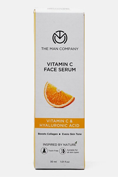 The Man Company Vitamin C Face Serum With Hyaluronic Acid, Yellow