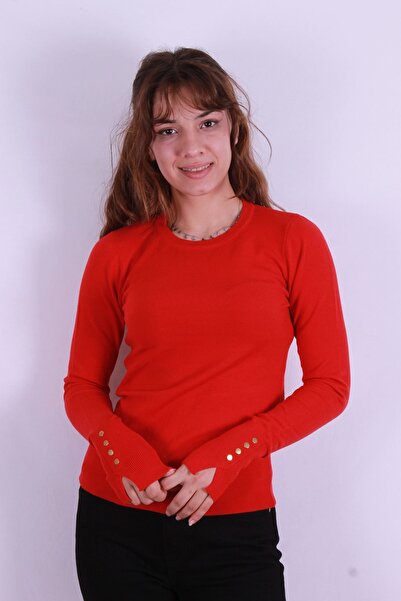 Fashion Friends 24k0023k1 Γυναικείο πουλόβερ με λαιμόκοψη