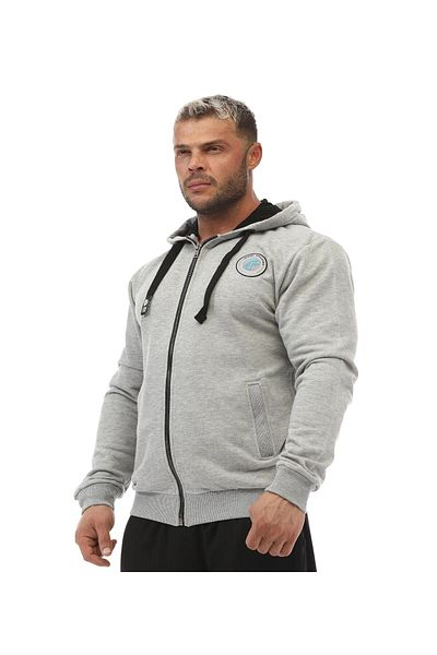 Big Sam Men's Gray Winter Slim Fit Tracksuit Top 3604