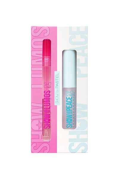 Show by Pastel Lumos Lip Gloss - Transparent Eyebrow and Eyelash Mascara, Show Your Peace