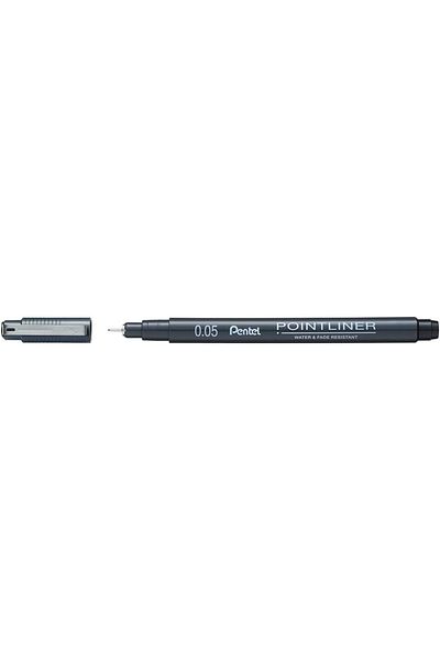 Pentel Pointliner Fiber Tip Technical Drawing Pen 0.05mm