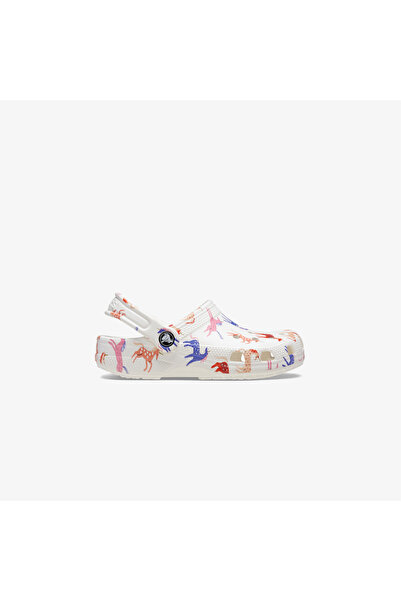 Crocs Classic Character Print T Bebek Beyaz Terlik