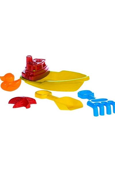 Tıfıl Toys Green Fishing Boat - Beach and Sea Toy Ebt-101