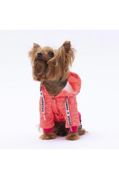 Pawstar Pink New York Dog Jumpsuit Dog Outfit Cat Outfit