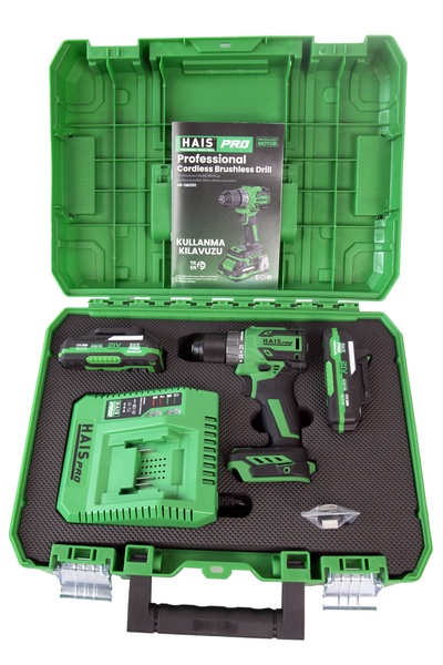 Hais Pro Profesyonel Vidalama Matkap 21 V 2.0 Ah Çift Akülü