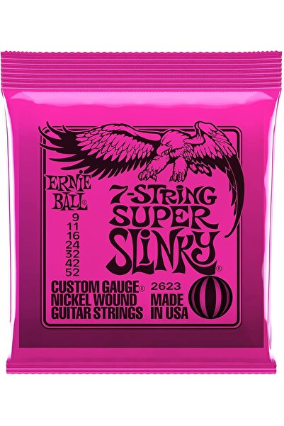Ernie Ball ErnieBall 2623 Regular Slinky (7 corzi) Corzi pentru chitară electrică 09-52