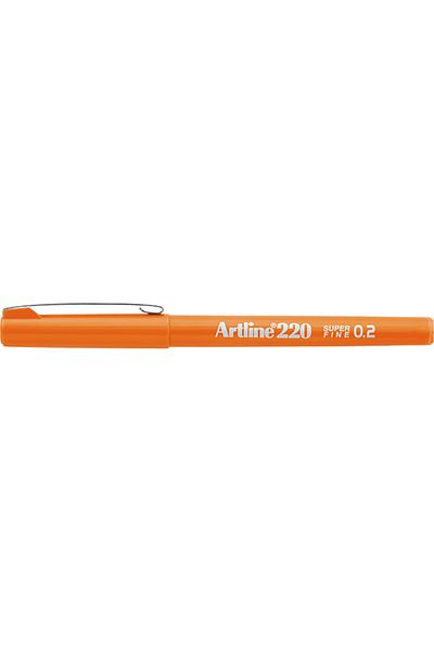 artline 220 Super Fine 0.2mm Keçe Uçlu Kalem Turuncu
