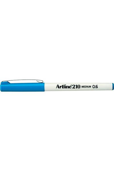 artline 210 Keçe Uçlu Kalem 0.6mm Medium Liner Mavi