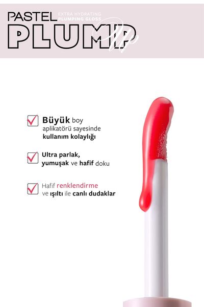 Pastel Plump Up Dolgunlaştıran Dudak Parlatıcısı 204 Spicy Sweet & Lip To Cheek Tint Carmen