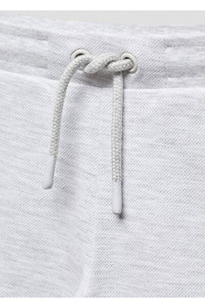 MANGO Kids Beli elastik pamuklu şort