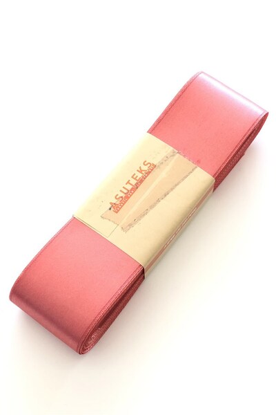 Limelia Panglică din satin de culoarea flori de rodie 4 cm