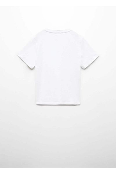 MANGO Kids Απαραίτητο βαμβακερό μπλουζάκι