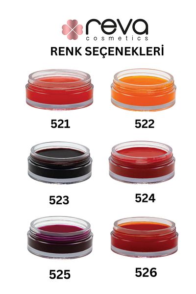 REVA Hot Red Gel Blush & Jelly Blusher 16 Gr Rv524
