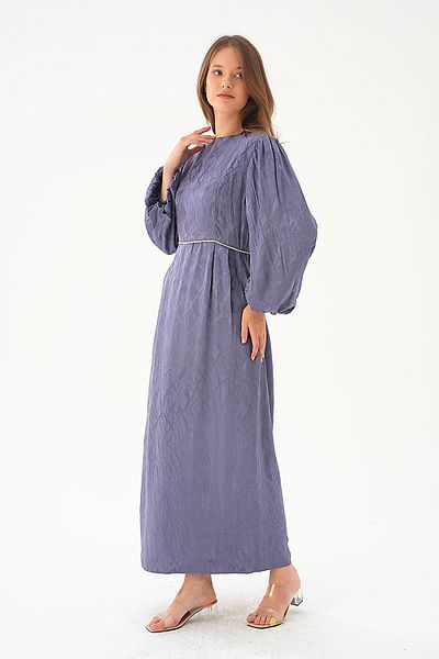 Rays 4209A Model BAlloon Sleeve LilAc Dress