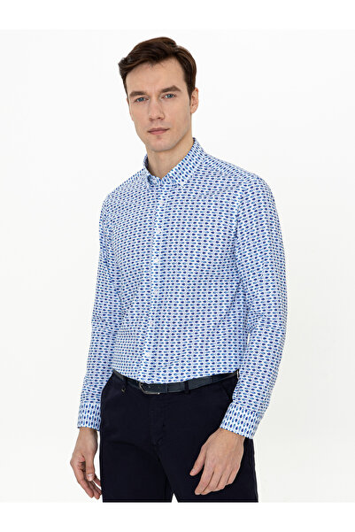 Cacharel Saks Slim Fit Uzun Kollu Gömlek 50247985-VR045