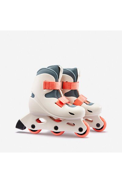 Decathlon Oxelo Kids Skates - Beige - Learn 100