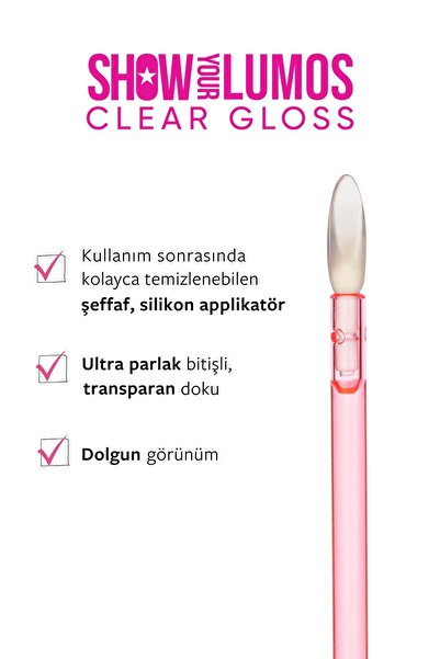 Show by Pastel Show Your Lumos Dudak Parlatıcısı & Show Your Peace Transparan Kaş ve Kirpik Maskarası