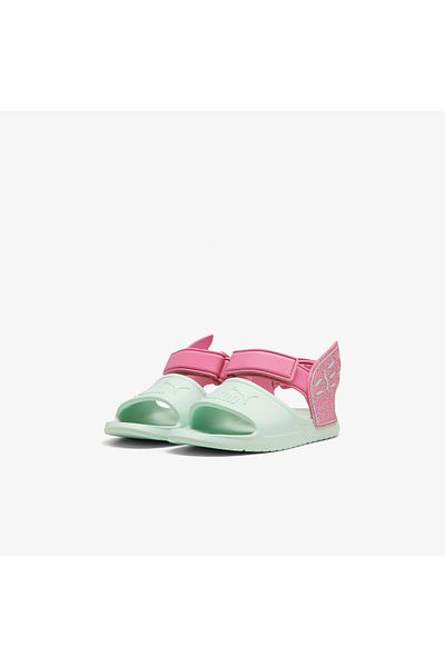 Puma Divecat V2 Injex Hero Glitz Kids Green/Pink Sandals