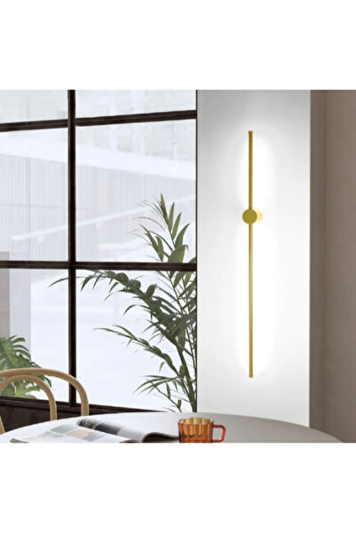 ZR AYDİNLATMA Zr Aydınlatma Gold Eskitme 3000K 70CM Çubuk Aplik, Duvar Aydınlatması, LED Aplik, Modern Duvar Aplik