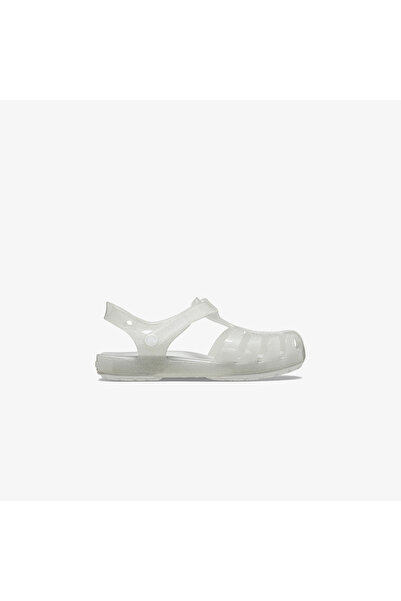 Crocs Isabella Glitter T Bebek Gri Sandalet