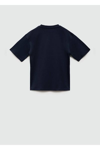 MANGO Kids Βαμβακερό μπλουζάκι με σχέδια