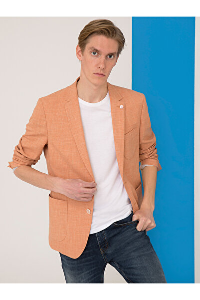 Cacharel Orange Ex. Slim Fit Jacket 50234883-Vr051