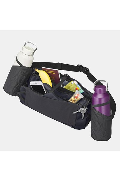Decathlon Forclaz Waist Bag - 7 Liters - Black - Travel