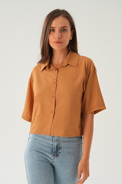 Rays 4159A Голяма къса риза - Бисквитен дизайн