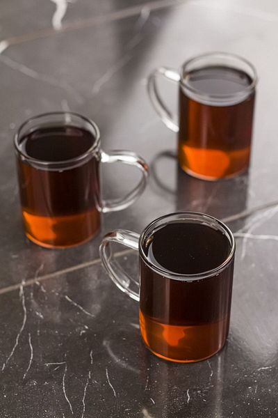MenSak 3 Pack Borosilicate Heat Resistant Thermal Glass Mug (3 x 200 ml)