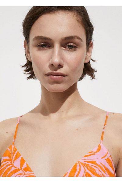 MANGO Woman Μακρύ ΦΟΡΕΜΑ με σχέδια