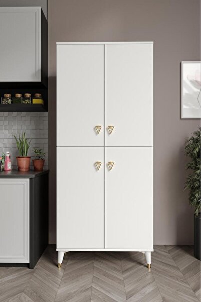 mapahomeliving Simple Sp4190 Çok Amaçlı Dolap 4 Kapaklı Mutfak Dolabı  Balkon...