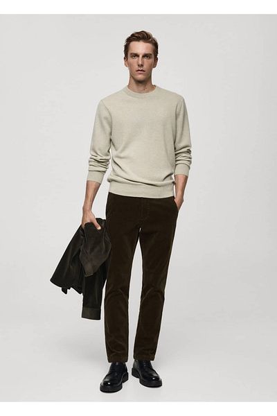MANGO Man Slim-fit corduroy trousers