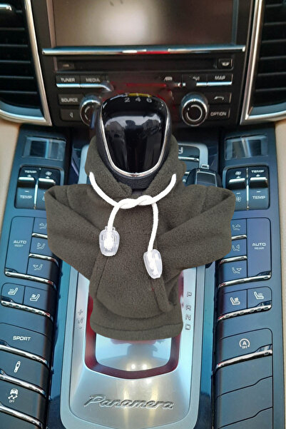 KYLE XM Haki  Vites Topuz Süsü Hoodie Kapşonlu Oto Aksesuarı Vites Poları Vit...