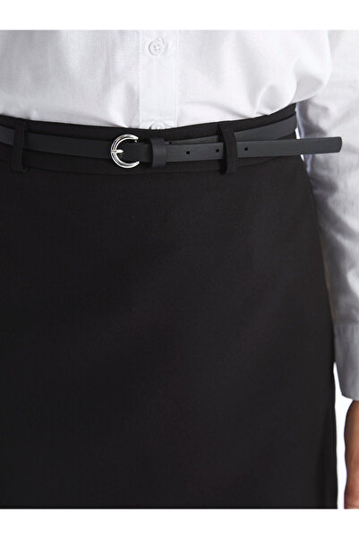 LC Waikiki Women's Straight Skirt with Waist Belt