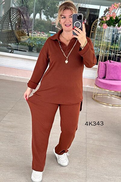 İnce Topuk 4k343 Model Polo Collar Set of 2