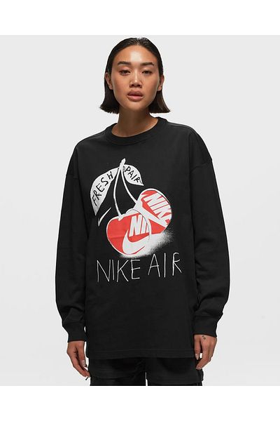 Nike Nsw Tee Long-Sleeve Long Sleeve Oversize Black Women's T-Shirt