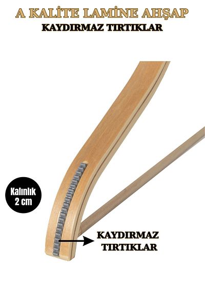 Manken İstanbul 3 броя качествена ламинирана мъжка закачалка за якета, закачалка за ризи, закачалка за тениски и дървена закачалка за дрехи