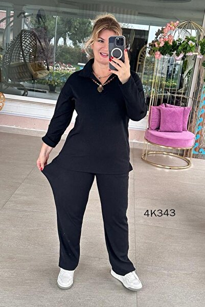 İnce Topuk 4k343 Model Polo Collar Set of 2