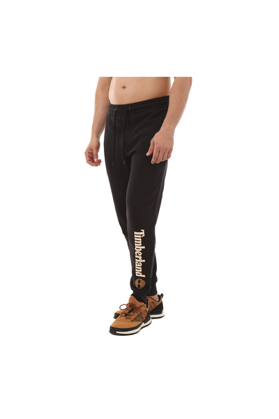 Timberland Timberland B0A5YFB0011-R Men's Black Sweatpants - Brushed Back