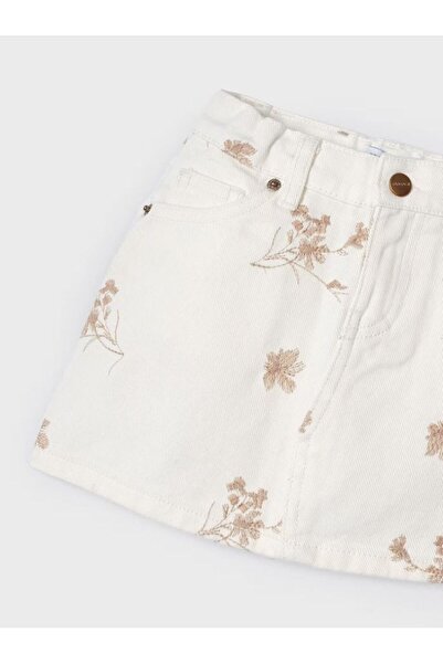 MAYORAL Kız Çocuk Çiçek Baskılı Cepli Etek 3903