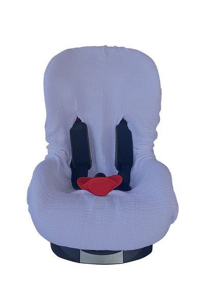 Joyous Mom Kids 4 Layer Muslin Baby Car Seat Cover Elastic 100% Cotton Organic Car Seat Cover