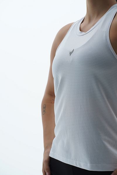 George Phoenix Flex Air - White Comfortable Cut Women's Sports Tank Top