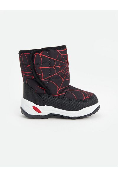 LC Waikiki Lcw Steps Black Spiderman Printed Baby Boy Snow Boots