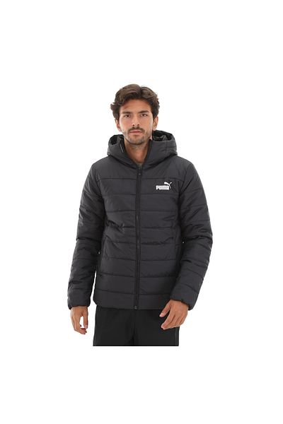 Puma 848938 -01 Jachetă căptușită cu glugă Ess Palton bărbați negru