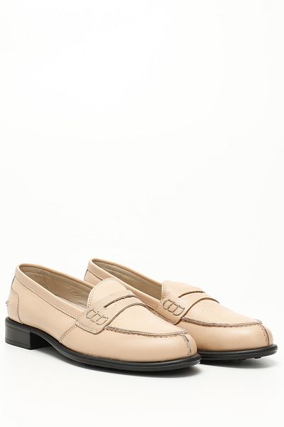 GÖNDERİ(R) Women/Girls Tan Genuine Leather Loafer Shoes